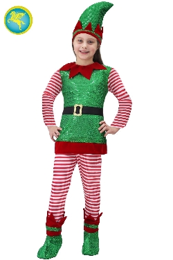 ELFO BAMBINA DI BABBO NATALE 